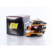 Miniature de casque 1/2 - MINI HELMET - Oscar Piastri McLaren Monaco GP 2025 - Orange/Noir/Blanc