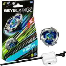 Beyblade X, Starter Pack avec toupie de compétition Sword Dran 3-60F et lanceur