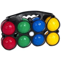 Panier de 8 boules de petanque en plastique - jeu d'adresse - plein air