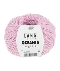Pelote de Coton à crocheter et tricoter Oceania - Lang Yarns 9 Rose