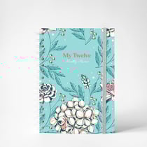 Agenda Mensuel Non Daté Aqua