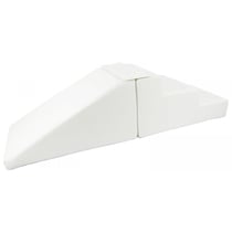 Lot de 2 grands blocs en mousse blanc - Velinda