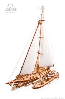 Maquette en bois Vintage Ugears Trimaran Merihobus 237 pièces