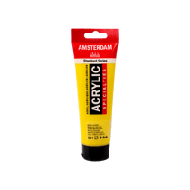 Peinture Acrylique en tube - Jaune métallique - 831 - Amsterdam - 120ml
