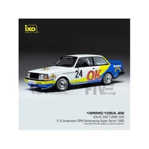 Voiture Miniature de Collection - IXO - VOLVO 240 Turbo - 1/18 - Nurburgring 1985 - Multicolore