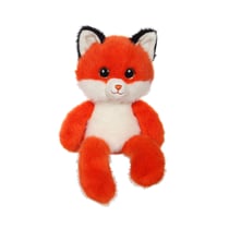 Peluche - Peluche Renard "Leggies" Orange Brulé - 32 cm
