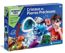 Cristaux et pierres precieuses - labo science et jeu - clementoni - 52345 - mineralogie, geologie