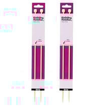 4 aiguilles à tricoter en bambou 35 cm - Ø 5 mm