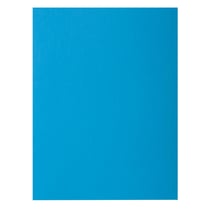 Paquet de 50 chemises 2 rabats ROCK''S 210 - 24x32cm - Bleu - x 5 - Exacompta