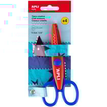 Ciseaux créatifs - Zig-zag - Enfant - 13,5cm - Sécurité - Dès 4 ans - Loisirs créatifs