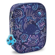 Trousse rectangulaire Kipling 100 Pens 21 CM Haut de Gamme Disco Fish