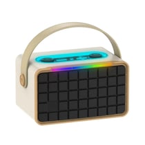 Enceinte Bluetooth Portable Puissante Avec Lumières RGB Et Longue Autonomie Vert YONIS