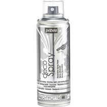 Bombe de peinture acrylique - Argent chrome - Tous supports - Pébéo - Decospray - 200ml