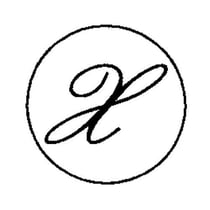 Sceau à sceller Lettre X