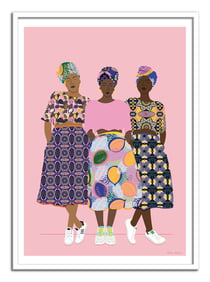 Affiche 50 x 70 cm -  GRLZ BAND - Céleste Wallaert