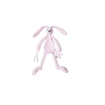 Doudou lapin rose Reece 26 cm