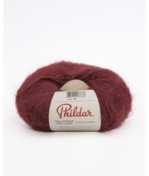 Fil exceptionnel à tricoter PHIL MOHAIR SOIE LUREX - 25GR - Phildar Grenat Violet