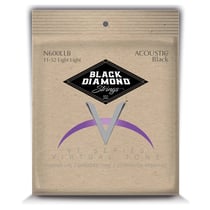 Black Diamond® Phosphore Bronze Black Coated 11/52 N600LLB