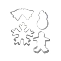 Lot de 4 emporte-pièces de Noël Zenker Emporte-pièces