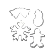 Lot de 4 emporte-pièces de Noël Zenker Emporte-pièces
