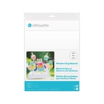 Matière autocollante blanche imprimable pour fênetres