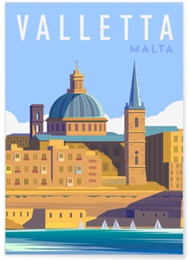 Affiche Malte | A3 : 29,7x42cm
