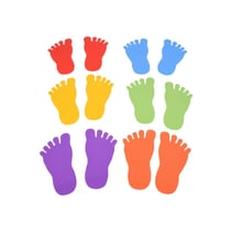 Traces de pas - 6 paires - Jouet créatif et éducatif