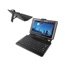 Housse Clavier Pour Tablette 9.7 Pouces Micro USB - USB C Universel Noir YONIS