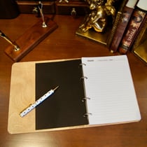 Carnet en bois Licorne - Creatifwood