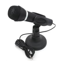 Microphone Stéréo 3.5mm Pour Gaming Et Chat Avec Support Haute Qualité YONIS