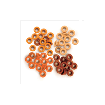 60 oeillets ronds orangés We R Memory Keepers 3/16"