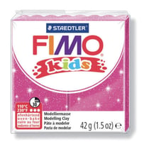 Fimo - Pâte Fimo Kids 42 g Rose pailleté 8030.262