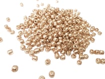 500 PERLES DE ROCAILLE Or Rose Gold Diamètre 4 mm 6/0 - creation bijoux