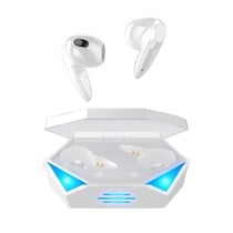 Ecouteurs Bluetooth Gaming Stéréo Tactiles Longue Autonomie Haute Qualité Blanc YONIS