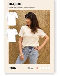 Patron T-shirt - Romy - Taille 34 au 48