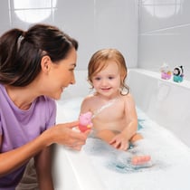 3 Gicleurs Peppa Pig pour s'amuser à s'arroser dans le bain !