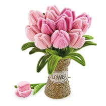 Maquette Green Slide - Bouquet de Fleurs - DIY - Tulipes - Vase Osier - GreenSlide