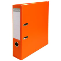 Classeur à levier polypropylène dos de 75mm - Orange - x 20 - Exacompta