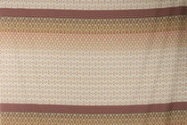 Tissu Panneau Satin Gianni Tessuti 70x145cm Losa sur fond Ecru