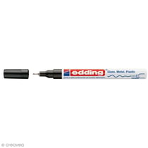 Marqueur peinture multisurfaces Edding 780 - Noir - Pointe 0,8 mm