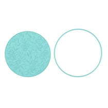 Matrices de découpe et de gaufrage Nellie's Choice - Cercle Fleurs - 11,1 x 11,1 cm