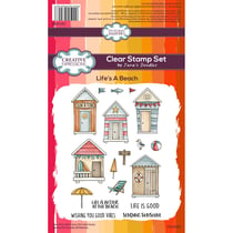 Tampons transparents - Plage - 18 clear stamps - Creative Expressions