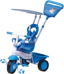 Tricycle Elite blanc - bleu