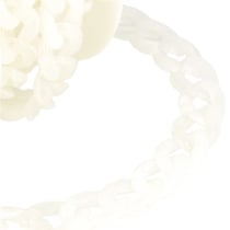 Bobine 5m Chaîne plastique brillant Blanc 20mm
