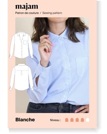 Patron Chemise - Blanche - Tailles 34 à 48