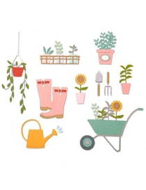 23 dies Sizzix thinlits garden shed