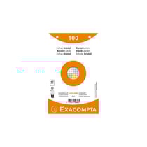 Fiches bristol - 125x200mm - Petits carreaux - Perforées - Couleurs assorties - Lot de 100 - Exacompta