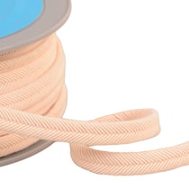 Double cordon fils 10mm écru au mètre