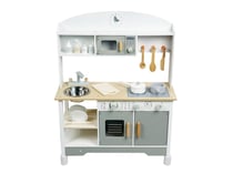 Cuisine enfant grise bois