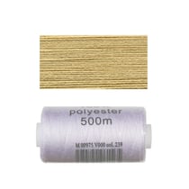 Bobine 500m fil polyester Champagne